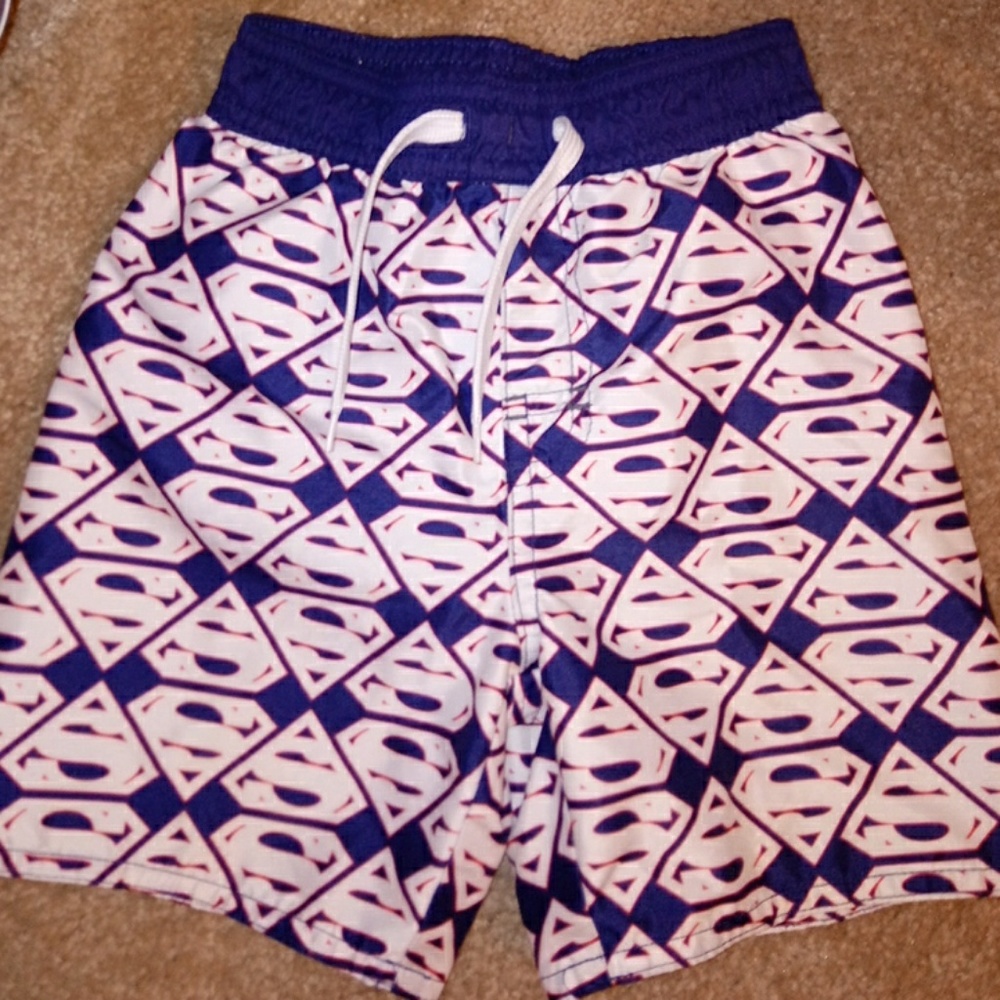 (SOLD)Superman Swimtrunks